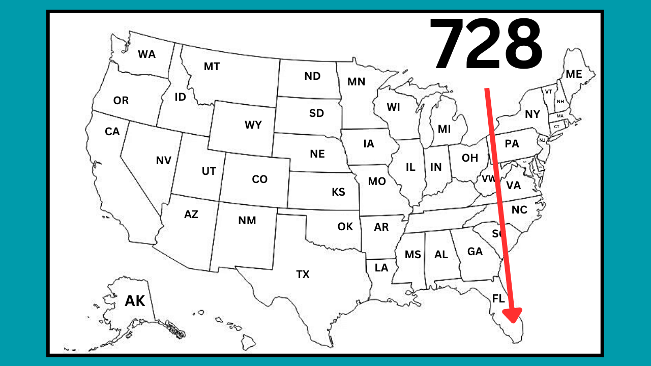 Area Code Map 2025 Us